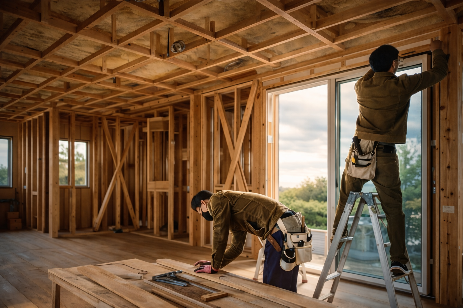 親子二代の工務店